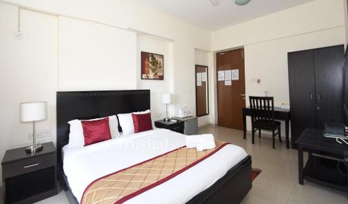 Master Bedroom | Service Apartments in Bandra East, Mumbai